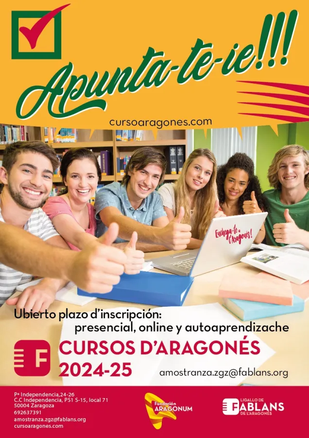Es cursos d’aragonés pa l’anyo 2024-2025: Un impulso a ro patrimonio lingüistico